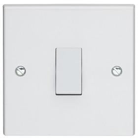 Volex 1G 1W switch white - Ahuja Electricals - UAE largest distributors of electricals goods