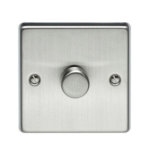 Volex Stainless Steel 500W single dimmer - Ahuja Electricals - UAE largest distributors of electricals goods