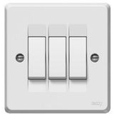 Tenby 3G 1W switch white