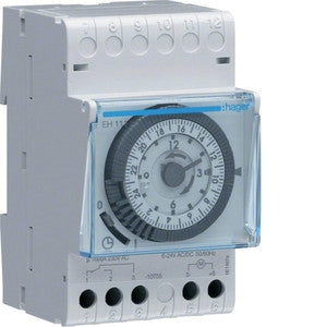 Hager EH111 - Analogue time switch with reserve - Ahuja Electricals - UAE largest distributors of electricals goods 