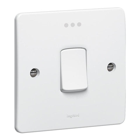 Synergy White - 20A DP switch + LED  - Legrand 730012