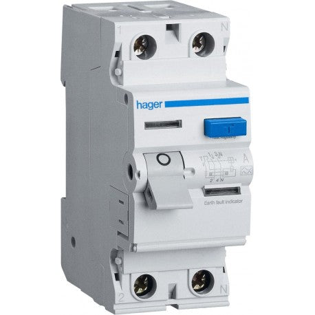 Hager 63a 2p 300ma RCCB / ELCB - CFC264J or CF264J