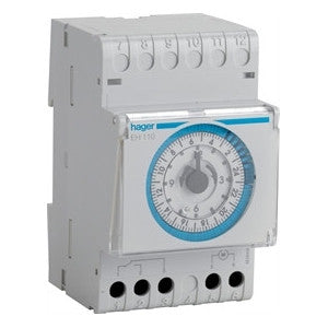 Hager EH110 - Analogue time switch without reserve - Ahuja Electricals - UAE largest distributors of electricals goods 