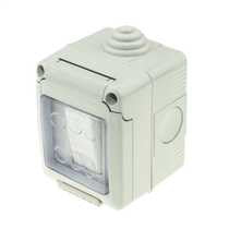 13A twin switch socket waterproof switch IP55